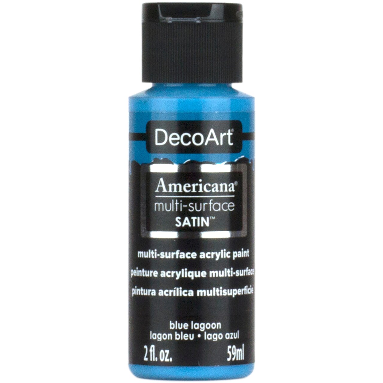 Americana Premium Multi-Surface Satin Finish Acrylics 2oz -for Wood, Metal, Glass, Ceramics, Fabric, Paper, Terra Cotta, Most Plastics and More